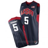 Camiseta USA 2012 Kevin Durant #5 Negro