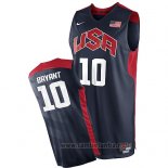 Camiseta USA 2012 Kobe Bryant #10 Negro