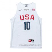 Camiseta USA 2016 Kobe Bryant #10 Blanco