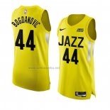 Camiseta Utah Jazz Bojan Bogdanovic #44 Icon Autentico 2022-23 Amarillo
