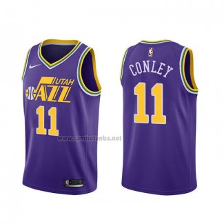 Camiseta Utah Jazz Mike Conley #11 Hardwood Classics Violeta