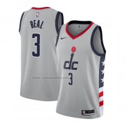 Camiseta Washington Wizards Bradley Beal #3 Ciudad 2020-21 Gris