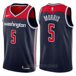 Camiseta Washington Wizards Markieff Morris #5 Statement 2017-18 Azul