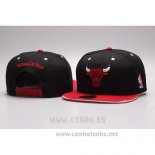 Gorra Chicago Bulls Snapback Negro Rojo