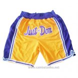 Pantalone Los Angeles Lakers Just Don Amarillo