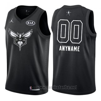 Camiseta All Star 2018 Charlotte Hornets Nike Personalizada Negro