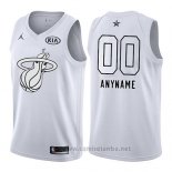Camiseta All Star 2018 Miami Heat Nike Personalizada Blanco