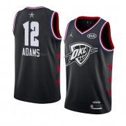 Camiseta All Star 2019 Oklahoma City Thunder Steven Adams #12 Negro