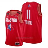 Camiseta All Star 2020 Atlanta Hawks Trae Young #11 Rojo