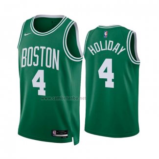 Camiseta Boston Celtics Jrue Holiday #4 Icon 2022-23 Verde