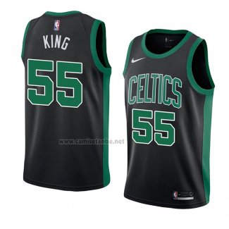 Camiseta Boston Celtics Nick King #55 Statement 2018 Negro