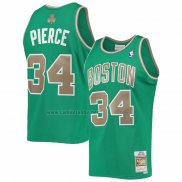 Camiseta Boston Celtics Paul Pierce #34 Mitchell & Ness 2007-08 Verde