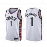 Camiseta Brooklyn Nets Jamal Crawford #1 Ciudad Blanco
