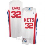 Camiseta Brooklyn Nets Julius Erving #32 Retro Blanco