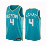 Camiseta Charlotte Hornets Nick Richards #4 Ciudad 2023-24 Verde
