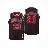 Camiseta Chicago Bulls Michael Jordan NO 23 Autentico 1996-97 Negro