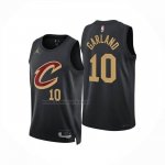 Camiseta Cleveland Cavaliers Darius Garland NO 10 Statement 2024-25 Negro