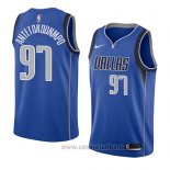 Camiseta Dallas Mavericks Kostas Antetokounmpo #97 Icon 2018 Azul