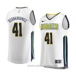 Camiseta Denver Nuggets Juan Hernangomez #41 Association 2017-18 Blanco