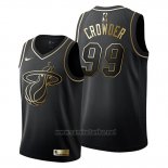 Camiseta Golden Edition Miami Heat Jae Crowder #99 2019-20 Negro