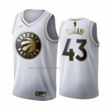 Camiseta Golden Edition Toronto Raptors Pascal Siakam #43 Blanco