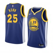 Camiseta Golden State Warriors Kendrick Nunn #25 Icon 2018 Azul