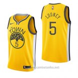 Camiseta Golden State Warriors Kevon Looney #5 Earned 2018-19 Amarillo