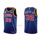 Camiseta Golden State Warriors Otto Porter Jr. #32 75th Anniversary Azul