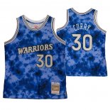 Camiseta Golden State Warriors Stephen Curry #30 Galaxy Azul