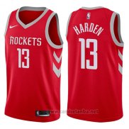 Camiseta Houston Rockets James Harden #13 2017-18 Rojo