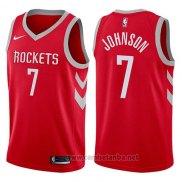 Camiseta Houston Rockets Joe Johnson #7 2017-18 Rojo