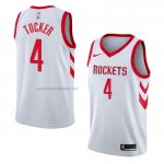 Camiseta Houston Rockets P.j. Tucker #4 Association 2017-18 Blanco