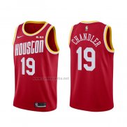 Camiseta Houston Rockets Tyson Chandler #19 Classic Rojo