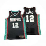 Camiseta Memphis Grizzlies Ja Morant NO 12 Classic 2025-26 Negro