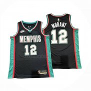 Camiseta Memphis Grizzlies Ja Morant NO 12 Classic 2025-26 Negro