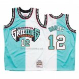 Camiseta Memphis Grizzlies Ja Morant #12 Split Edition Verde Blanco