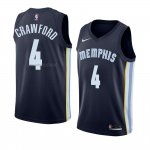 Camiseta Memphis Grizzlies Markel Crawford #4 Icon 2018 Azul