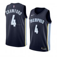 Camiseta Memphis Grizzlies Markel Crawford #4 Icon 2018 Azul