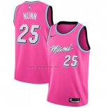 Camiseta Miami Heat Kendrick Nunn #25 Earned 2018-19 Rosa