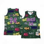 Camiseta Milwaukee Bucks Allen Iverson #34 Mitchell & Ness 2000-01 Verde