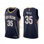 Camiseta New Orleans Pelicans Christian Wood #35 Icon Azul