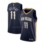 Camiseta New Orleans Pelicans Jrue Holiday #11 Icon 2020-21 Azul
