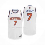 Camiseta New York Knicks Carmelo Anthony #7 Blanco