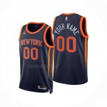 Camiseta New York Knicks Personalizada Statement 2024-25 Negro