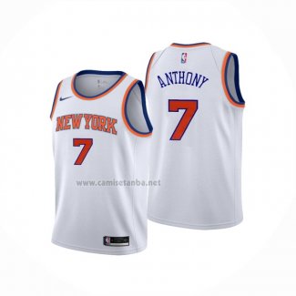 Camiseta Nino New York Knicks Carmelo Anthony #7 Association Blanco