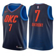 Camiseta Nino Oklahoma City Thunder Carmelo Anthony #7 Statement 2017-18 Azul