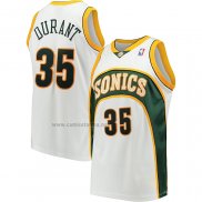 Camiseta Nino Seattle SuperSonics Kevin Durant #35 Mitchell & Ness 2006-07 Blanco