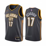 Camiseta Oklahoma City Thunder Dennis Schroder #17 Ciudad Negro