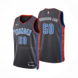 Camiseta Oklahoma City Thunder Jeremiah Robinson-Earl #50 Ciudad 2022-23 Gris