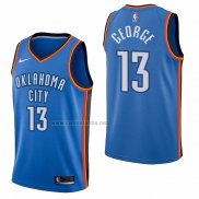 Camiseta Oklahoma City Thunder Paul George #13 Icon Azul